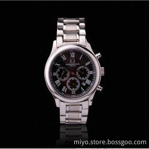 Men's Style Skeleton Automatic Watch in Stainless Steel Case and Band, 3ATM WRC